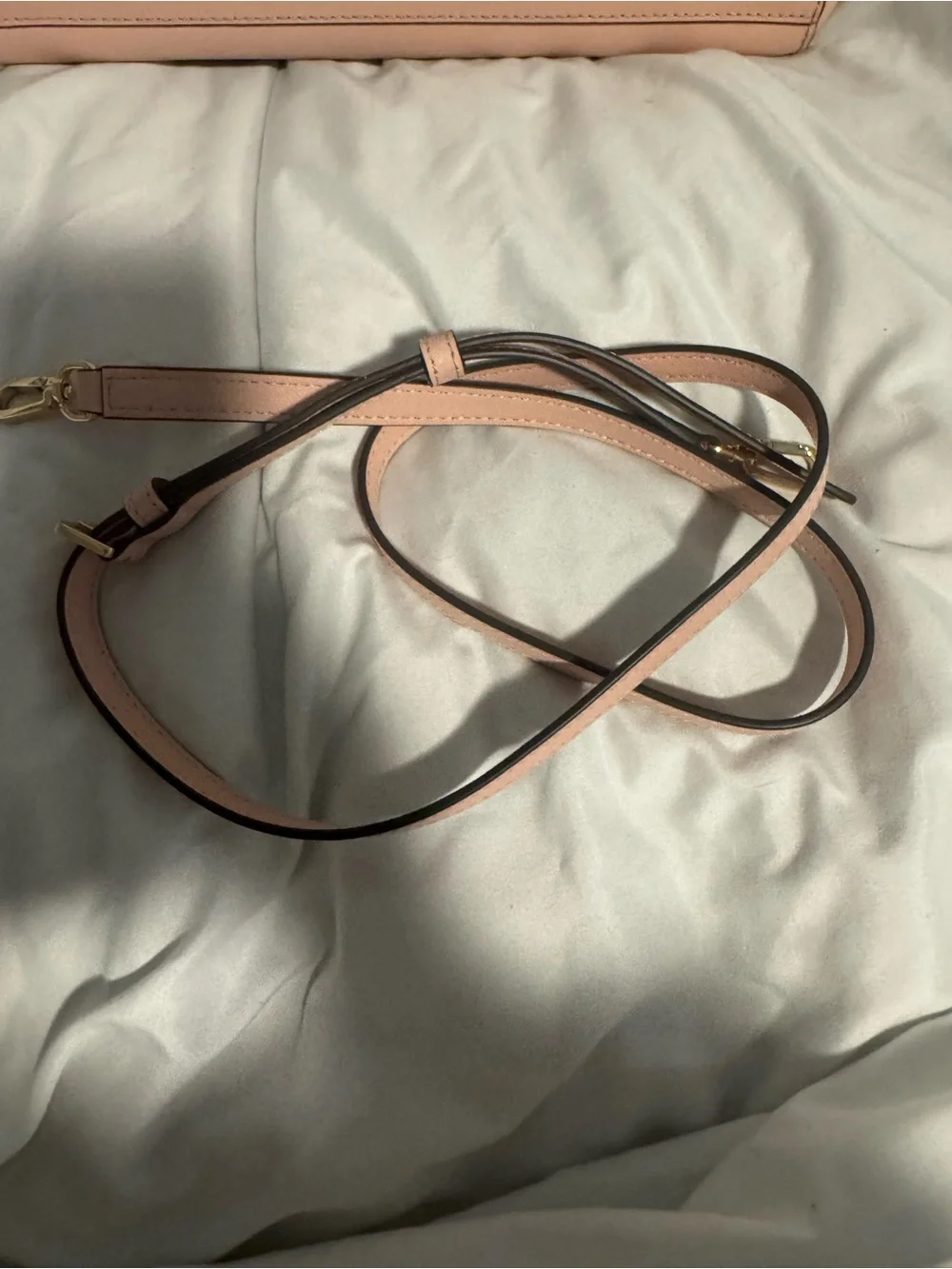 Tory Burch Pale Pink Saffiano Leather Tote